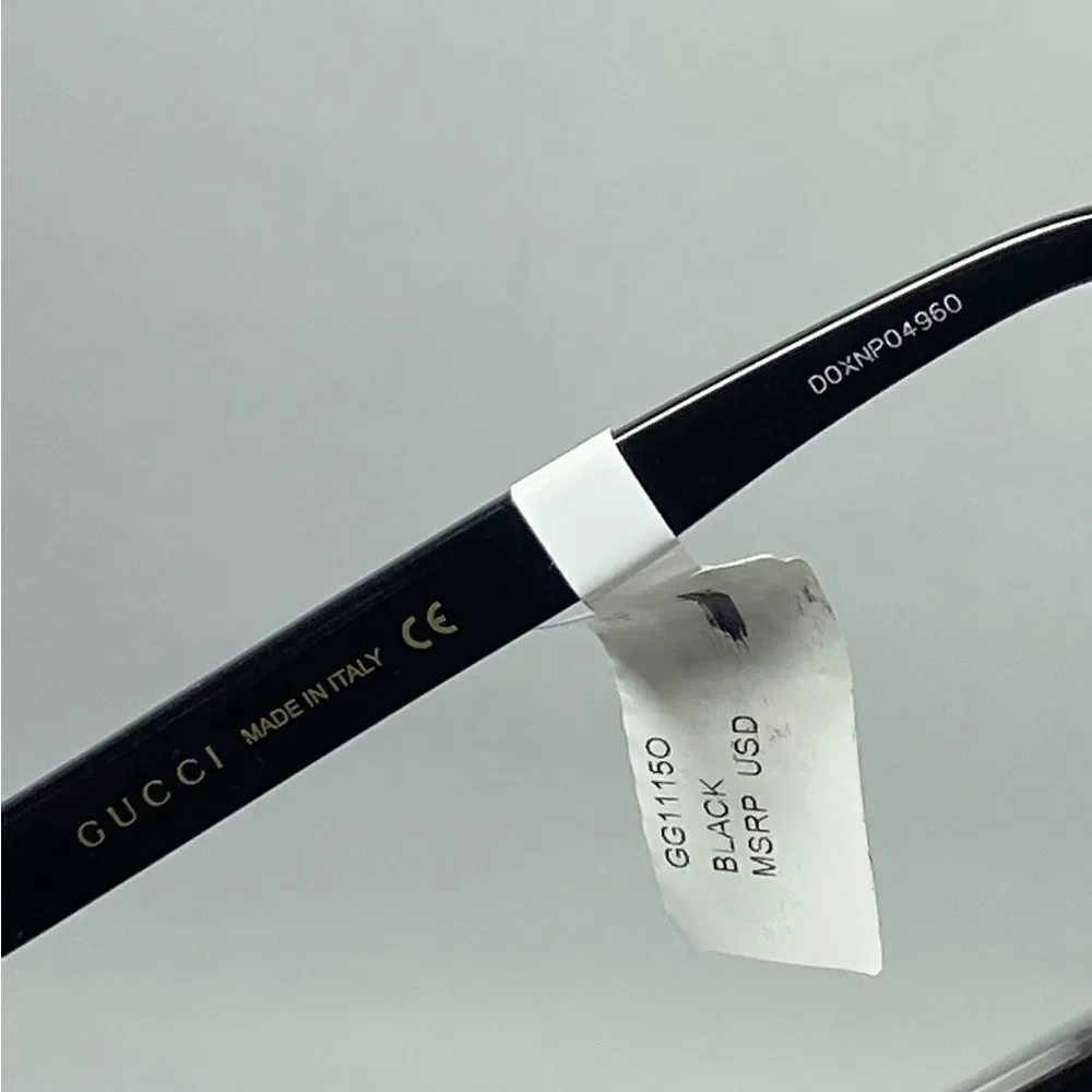 Gucci Eyewear double G oval-frame glasses